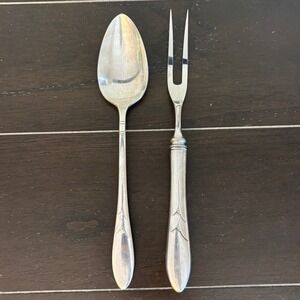 Vintage | Community Plate | Lady Hamilton Silverplate | Serving Spoon Meat Fork